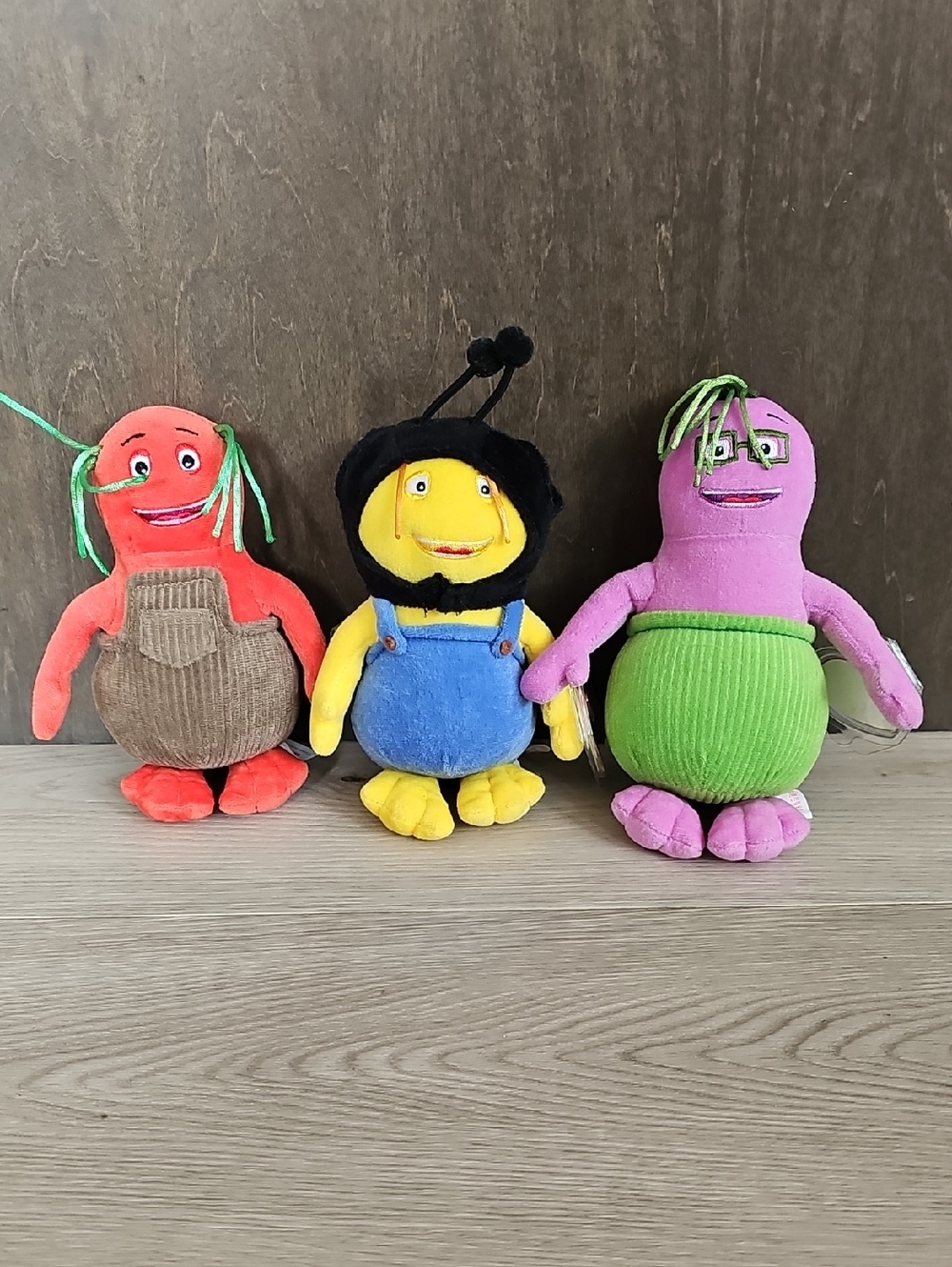 2006 TY‎ Boblin Lot Of 3, Ruddle, Yam Yam, And Pi Plush